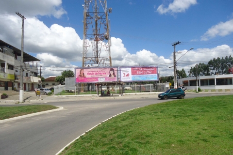 Divulgao da campanha salarial  localizao dos outdoors